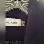 Calvin Klein Military Blazer Dress Double Breasted Navy Gold Button Office Siren Photo 7