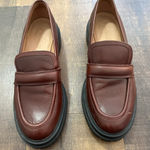 Madewell  The Bradley Brown Leather Lugsole Loafers Size 8.5 Photo 0