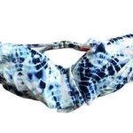 Victoria's Secret Victoria’s Secret Bikini Top Tie Dye Blue Strapless Padded Bra Size M. Photo 0