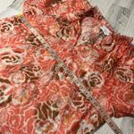 Tanya Taylor  Linen Silk Blend Blouse Size Large Photo 4