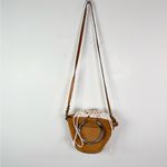 Banana Republic  Suede Ring-Handle Bucket Bag –Camel Tan Adjustable Crossbody Photo 1