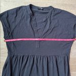 ME+EM Open Collar Tiered Maxi Dress in Navy 12 Blue Photo 9