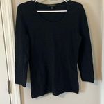 Ann Taylor  black scoop neck sweater in size Medium Photo 0