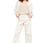 Free People NIB!  Leather James Chelsea Chunky Boot in White - Size EU 36 Photo 3