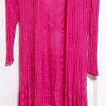 INC | Bright Pink Cardigan Sweater Small Photo 0