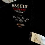 Spanx Assets Large red Hot Label women’s firming black bodysuit w sheer sides Photo 2