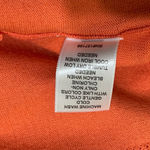 Max Studio Tunic Sweater Orange Size L large Round Hem Long Sleeve Photo 5