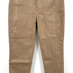  Size US 12R‎ / Chico's Size 2R Long Khaki Jeans Tan Shimmer Snake Print Photo 0
