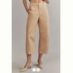 Maeve Anthropologie  Curved Cropped Chino Trousers Photo 1