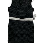 Liz Claiborne ‎ Black and White Polka Dot Dress Size 12 NWT Photo 0