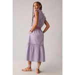 đź’•CLARE V. ANTHROPOLOGIEđź’• Joelle Dress ~ Lilac Striped Print Large L NWT Purple Photo 4