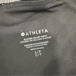 Athleta  Elation Velvet Tight Legging, Ultra High Rise, Black, Size L Photo 4