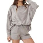 Free People Kelly Fleece Shorts Gray Size L Photo 0