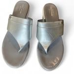 Cole Haan  Silver Thong Sandal 9B Photo 1