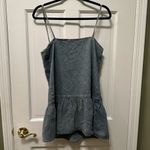 Edikted ‎ Dylan Denim Shift Mini Dress Photo 6