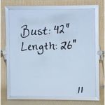 Vintage Koret Ladies L Blue Wool Blend Cardigan Vest Sweater Embroidered Floral Size L Photo 10