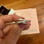 Pandora  925 Silver
Crossover Pavé Triple Band Ring Photo 2