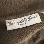 Cambridge Dry Goods Cardigan Wool Angora Womens Size PS Small NWT Tan Photo 4