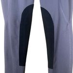Kerrits  Riding Pants Women’s Medium Gray Suede Knee Patch Leggings Equestrian Photo 6