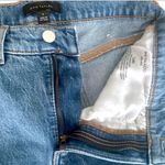 Ann Taylor Medium Wash Blue Wide Leg Cuffed Palazzo Jeans 0 Photo 3