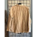 Croft & Barrow Womens Shirt XL Brown Tan Embroidered Button Long Sleeve Western Photo 5