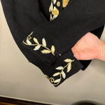 Storybook Knits Acorn Fruits Theme Cardigan Sweater Cotton Ramie Button L Black Size L Photo 1