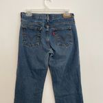 LEVIS Straight Leg 505 Jeans Dark Wash ish Distressed Straight Leg Jean 6 Photo 12