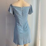 Bebe  striped off-shoulder dress.  Size 0 please the pictures for the measurement Photo 13