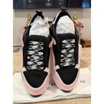 Sandro NEW Flame Fashion Sneakers Pink Black size 37 EU Photo 4