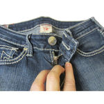 True Religion Y2K Dark Wash Bootcut Jeans Made in USA Size 27 Photo 4