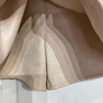 THML  Cream Faux Suede Asymmetrical Skorts Sz M Photo 3