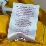 Xhilaration Target  Size XS Mustard Yellow Sporty Bikini Top Ribbed Boho Deep V Photo 4