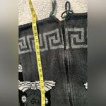 YARI Artesanias Native American Knit Sweater Jacket Black Size L Photo 8