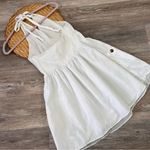 American Eagle ‎ white halter mini dress w/ pockets Photo 3