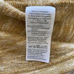 Madewell  Gathered Sleeve Mock Neck Knit 3/4 Sleeves Pullover Heather Tan Top S Photo 7