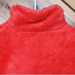 All In Motion Women’s High Pile Fleece 1/2 Zip Pullover -  Coral Lava Medium Photo 4