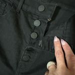 EXPRESS Black Denim Jeans  button fly size 8 Photo 3