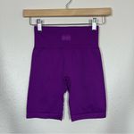Bo+Tee  Purple Push Yourself Bike Shorts Photo 1