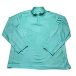 Tommy Bahama  Delray Frond 1/4 zip Green Men's Large Island Zone Lightweight Photo 0