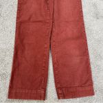 Marine layer  Women’s Bridget Corduroy Pants Crop High Rise Button Fly Wide Leg 0 Photo 6