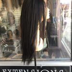 Long Lacefront FreePart thick Lace Wig 2020 Black Size 24 Photo 4