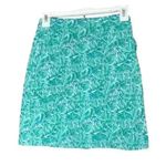 Lauren James New Without Tags  Tropical printed zip up skirt Photo 0