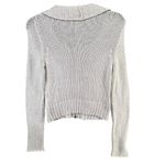 Pennyblack Knitted Cardigan S Beige Cotton Zip Up Sweater Quiet Luxury Italy Tan Photo 3
