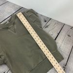 frame denim Frame Womens Long Sleeve Crew Neck Sweatshirt Green Cotton Size Small Petite Photo 11