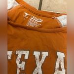 Womens texas longhorns white burnt orange long sleeve shirt Size XL Photo 1