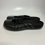 Vionic  Claire black leather mules slip on shoes women’s size 9 business casual‎ Photo 3
