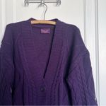 Taylor Swift  • Speak Now Cardigan sweater purple cable knit star applique Photo 2