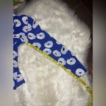 Olivia Palermo Chelsea silk Blue Floral button down blouse sz small Photo 9