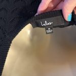 Lulu’s Chic Favorite Black Crochet Fringe Sweater Maxi Dress Photo 5