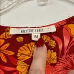 Abel the label  WOMENS FLORAL HIGH LOW DRESS RED ORANGE MEDIUM Photo 2